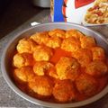 maria moreno's cooksnap of when they made buffalo chicken meatballs.