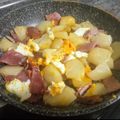 El cooksnap de María cuando hizo Huevos estrellados o rotos con jamón.
