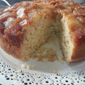 El cooksnap de Valentina Aseguinolaza cuando hizo Torta de manzana invertida.