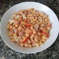 El cooksnap de Georgina Rodríguez cuando hizo Ensalada de garbanzos con atún.