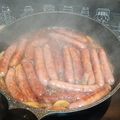 El cooksnap de Ana Isabel G C cuando hizo Salchichas a la cerveza.