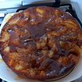 El cooksnap de Gabriela Abril cuando hizo Torta de manzanas.