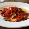 El cooksnap de Juan cuando hizo Salteado oriental de ternera y verduras.