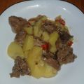 Cooksnap από Eirini Maria Plakotari στη συνταγή Μοσχάρι λεμονάτο με πατάτες "μπλουμ"