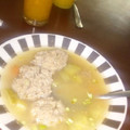 El cooksnap de Lupita López Estrada cuando hizo Albóndigas de res en caldo con verduras.