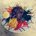 El cooksnap de Hellen Di Ci cuando hizo Creo que es Bibimbap.