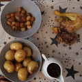 El cooksnap de Susana cuando hizo Pollo relleno con castañas, ciruelas y piñones.