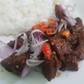 Cooksnap dari Aruna untuk resep Daging sapi gongso / sate goreng