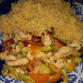 El cooksnap de xiomara cuando hizo Couscous con verduritas y pollo.