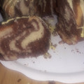 El cooksnap de Perla Vargas cuando hizo Torta de aceite!!!😁tipo cebra💖.