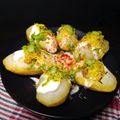 Swati Bharadwaj का कुकस्नैप जब उन्होंने मुंबई स्ट्रीट स्टाइल दही पूरी (mumbai street style dahi Poori recipe in Hindi) बनाया था।