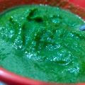 Abha Agam Singh's cooksnap of when they made Theekhi Dhaniya Pudina ki chutney.