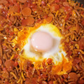 El cooksnap de Miguel cuando hizo Fideos con huevo.