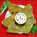 hetal shah's cooksnap of when they made પાલક પરાઠા (Palak Paratha Recipe In Gujarati).