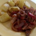 El cooksnap de Emalbrtngo cuando hizo Carne “al pajarito“ con papas fritas.