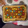 El cooksnap de Nati Krapchik cuando hizo Chocotorta.