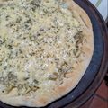 El cooksnap de Daiana Guibaudo cuando hizo Pizza Fugazza con Queso.