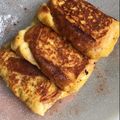Cooksnap dari demure the label untuk resep APPLE PIE FRENCH TOAST with Homemade Cream cheese