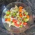 El cooksnap de Melanio Esteban cuando hizo Ensalada de mandarinas y pepino.