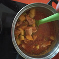 El cooksnap de Juan Diego Garcia Gallego cuando hizo Estofado de patatas con magro de cerdo y champiñones.