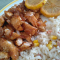 El cooksnap de Laura cuando hizo Pollo con limón caramelizado en miel.