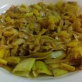El cooksnap de Rober Villandiego cuando hizo Puerros al curry.