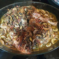 El cooksnap de solera1969 cuando hizo 106. Pierna de pavo al horno con setas (principal carne).