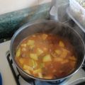 El cooksnap de AnaLi cuando hizo Sopa de champiñones con calabaza.