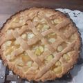 El cooksnap de Sandra Cabrera cuando hizo Pie de Manzana.