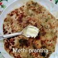 Rita mehta का कुकस्नैप जब उन्होंने मेथी का पराठा(methi paratha recipe in hindi) बनाया था।