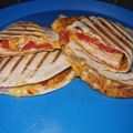 El cooksnap de Maria Garcia cuando hizo Wrap de lomo, pimientos y queso.