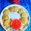 Sumita Roychowdhury's cooksnap of when they made তিরঙ্গা ইডলি সাথে চাটনি(Tiranga idli with chutney recipe in Bengali).