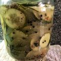 El cooksnap de Rocio Noel Andreoli cuando hizo Pepinos agridulces en conserva.