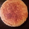 El cooksnap de Nati López cuando hizo Tarta de coco y dulce de leche.