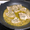 El cooksnap de Beth Guiol cuando hizo Emperador en salsa.