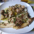 El cooksnap de Alfonso C. S. cuando hizo Besugos al horno con vuelco de almejas a la cidra.