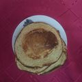 El cooksnap de Leonardo Jimenez cuando hizo Panqueques de avena.