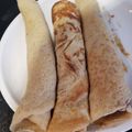 El cooksnap de Natalia Rivas cuando hizo Panqueques de avena.