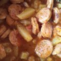 El cooksnap de Milka urruty cuando hizo Chorizo a la pomarola.
