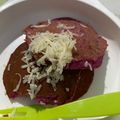 Cooksnap dari Alkhamni Putri Utami untuk resep MPASI Ay ay 9M+ (pancake buah naga)