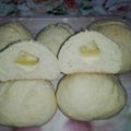 El cooksnap de Andrea cuando hizo Pancitos de queso, rellenos de queso.