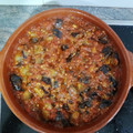 El cooksnap de lobopereh cuando hizo Zaalouk (ensalada de berenjenas).