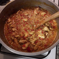 El cooksnap de Natalia Mengarelli cuando hizo Guiso de arroz con pollo casero.