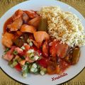 Cooksnap από 𝒳𝓇𝓊𝓈𝑜𝓊𝓁𝒶 𝒦𝑜𝓃𝓉𝑜𝓅𝑜𝓊𝓁𝑜𝓊 στη συνταγή Γλυκόξινο κοτόπουλο με ρυζάκι!!