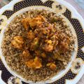 El cooksnap de Raquel Portales Amo cuando hizo Pollo en salsa sabrosa con arroz integral.