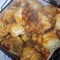 El cooksnap de Yesica Montes de Oca cuando hizo Rollitos de harina en estofado Wickel Nudel (Wickel Klees) con estofado ALEMANES DEL VOLGA.