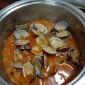 El cooksnap de Belén Rodriguez Garcia cuando hizo Almejas a la marinera.