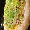 Allison 's cooksnap of when they made Chicken Club Pizza.