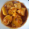 El cooksnap de Laura Blueyes cuando hizo Caldo de papas y huevo.