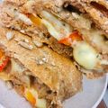 El cooksnap de Patricia Pinola🇦🇷 cuando hizo PAN INTEGRAL RELLENO DE AJÍ Morrón Y QUESO 🫑🧀🌶🧀.